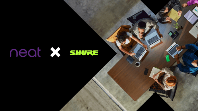 Shure and Neat collaboration in large conferencing spaces
