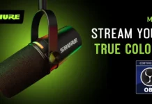 Shure MV7+ Receives OBS Certification for Streamers