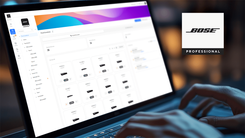 Bose Professional Introduces ControlSpace Accelerator and Cloud for Audio System Design