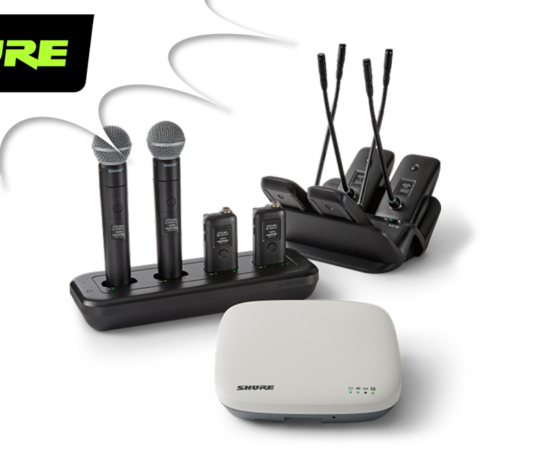 Shure Microflex® Wireless neXt 4 and neXt 8 provides more Channel Options