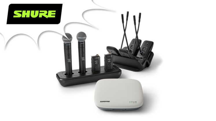 Shure Microflex® Wireless neXt 4 and neXt 8 provides more Channel Options