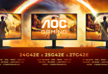 The new G42 AOC Gaming monitors: Fast IPS panels in 3 sizes