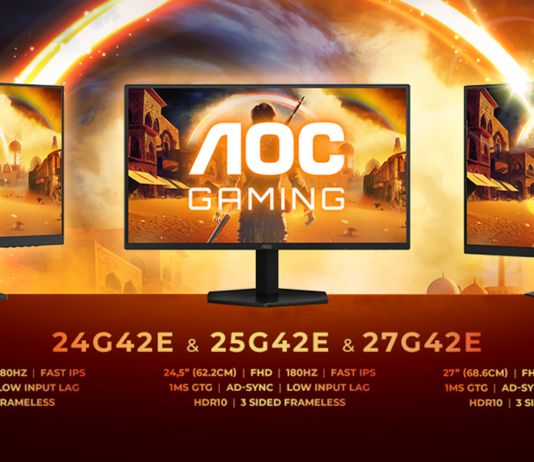 The new G42 AOC Gaming monitors: Fast IPS panels in 3 sizes