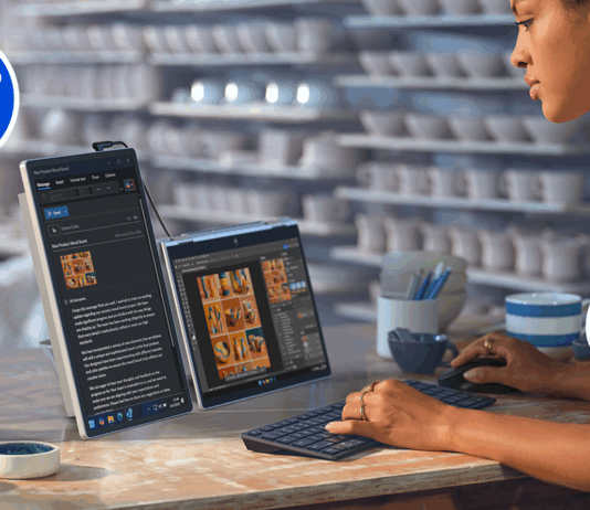 Introducing the HP Series 5 Pro 14” Portable Monitor Supportable and Portable