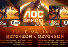 AGON by AOC First Gaming Monitors with QD-OLED technology: Q27G4ZDR and Q27G4SDR