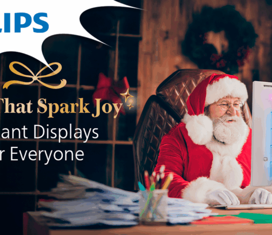 Seasonal Gift ideas from Philips Monitors and Evnia
