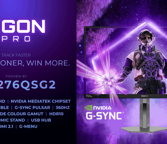 For Competitive esports Players: the AGON PRO AG276QSG2 Gaming Monitor