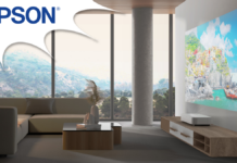 The Epson EH‑LS970 Lifestudio Grand is available from April 2026