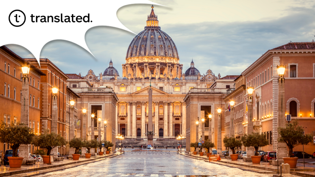 Translated will bring real-time Holy Mass from St Peter’s Basilica in 60 languages