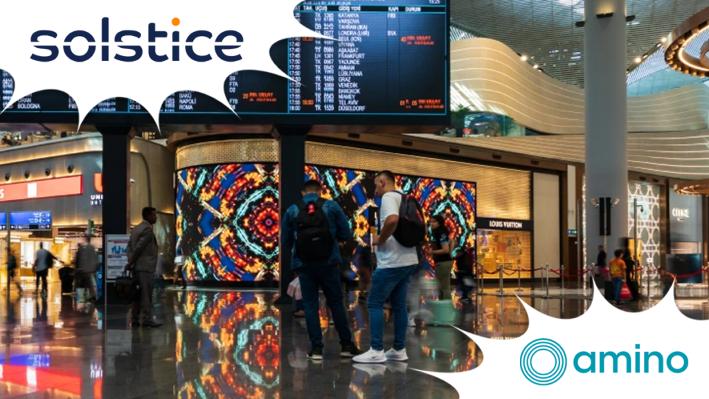 Solstice AV signs UK distribution Partnership with Amino