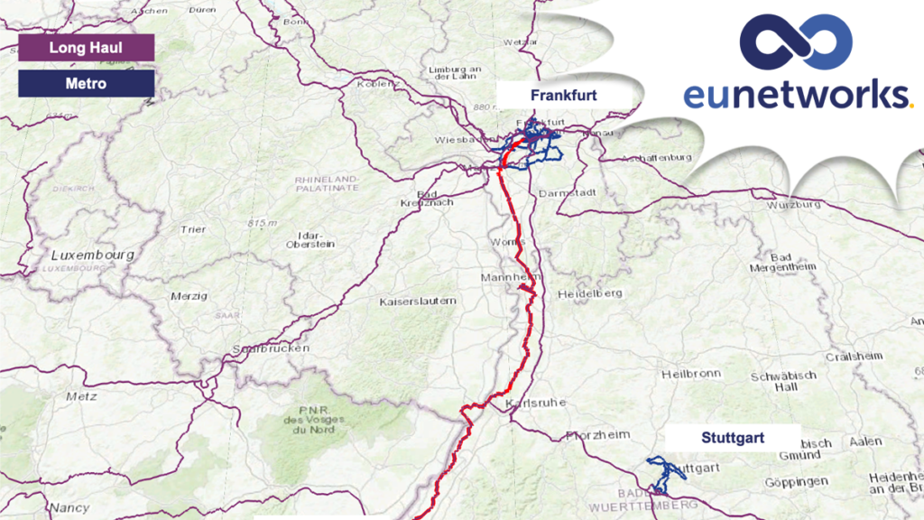 euNetworks extends Super Highway network with Frankfurt-Strasbourg route
