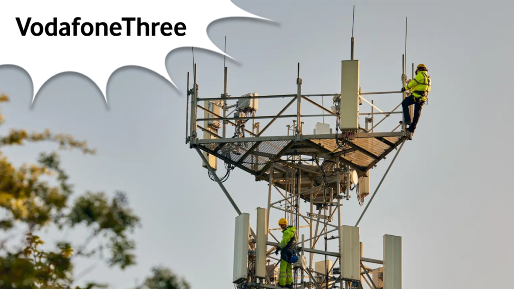 VodafoneThree World-First Upgrade using MOCN Technology