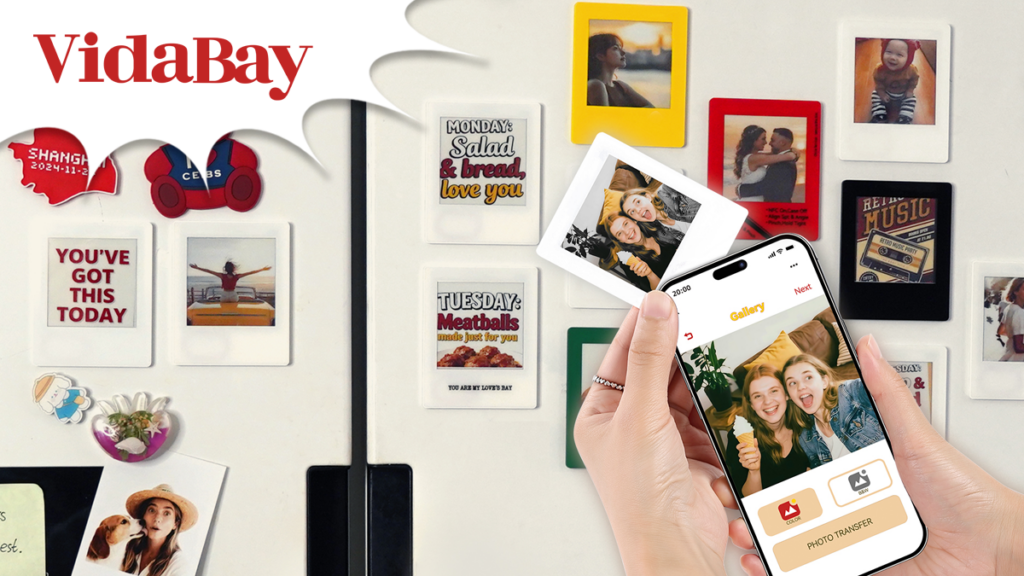 VidaBay Snap: The Battery-Free Digital Photo Display
