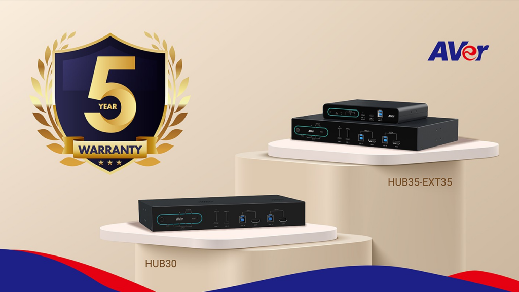 AVer HUB Series now Includes 5-Year Warranty