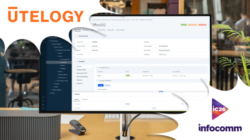 Utelogy will be at InfoComm 2026