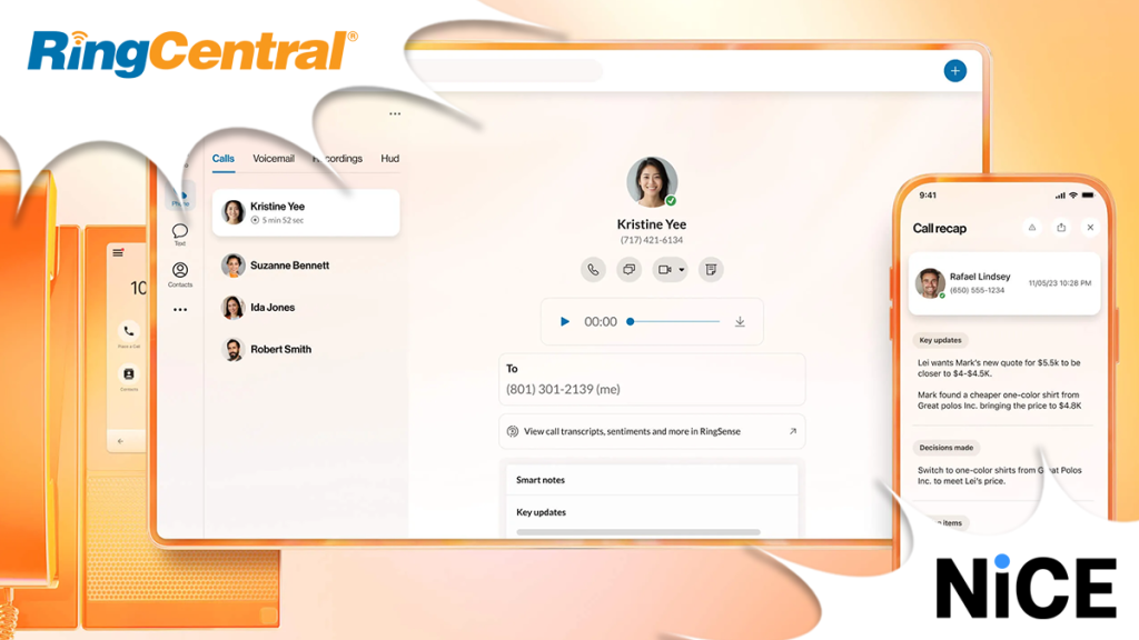 NiCE and RingCentral Partner for CX