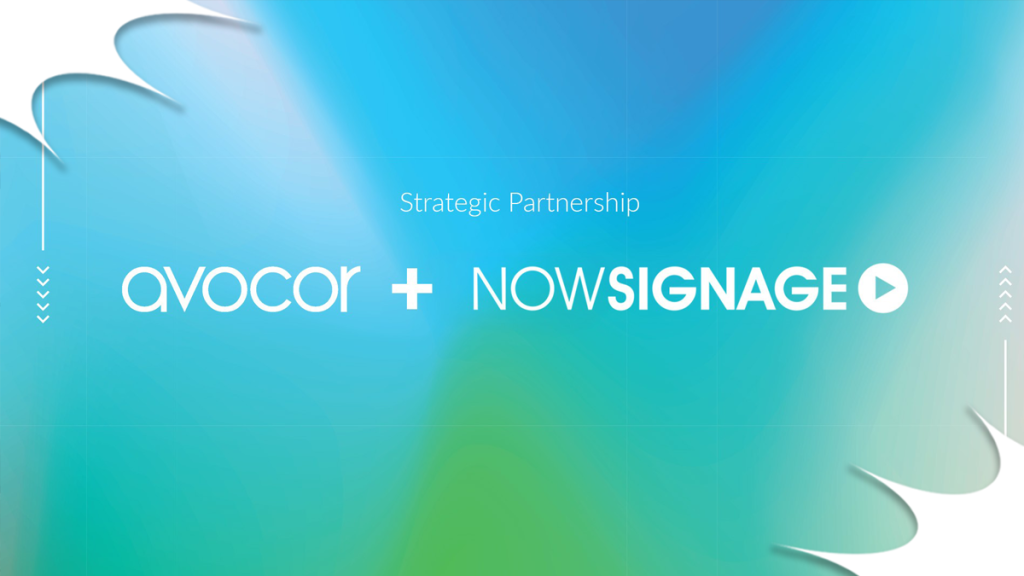 Avocor and NowSignage partner for UK Market