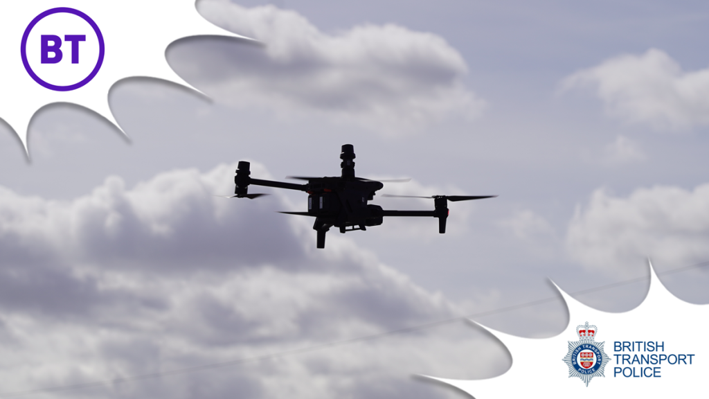BT’s Drone SIM Powers British Transport Police Operations