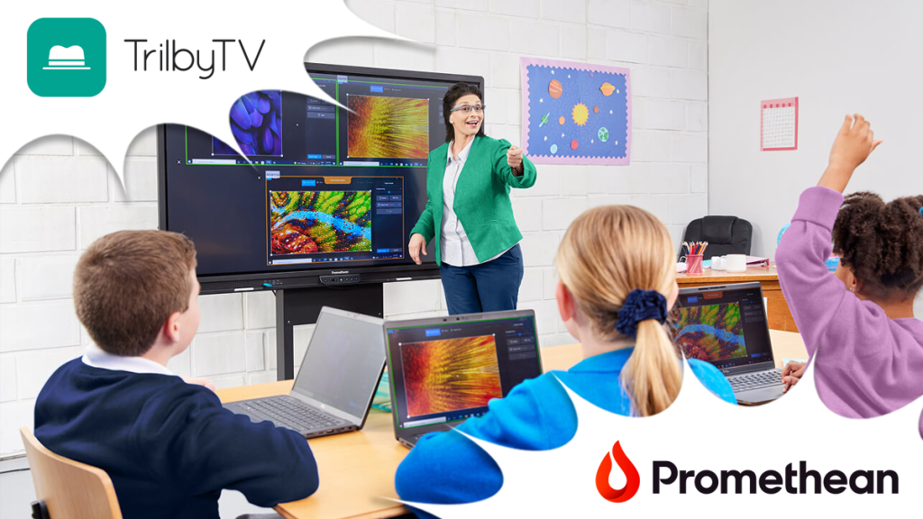 TrilbyTV and Promethean Partner to Simplify School Communications