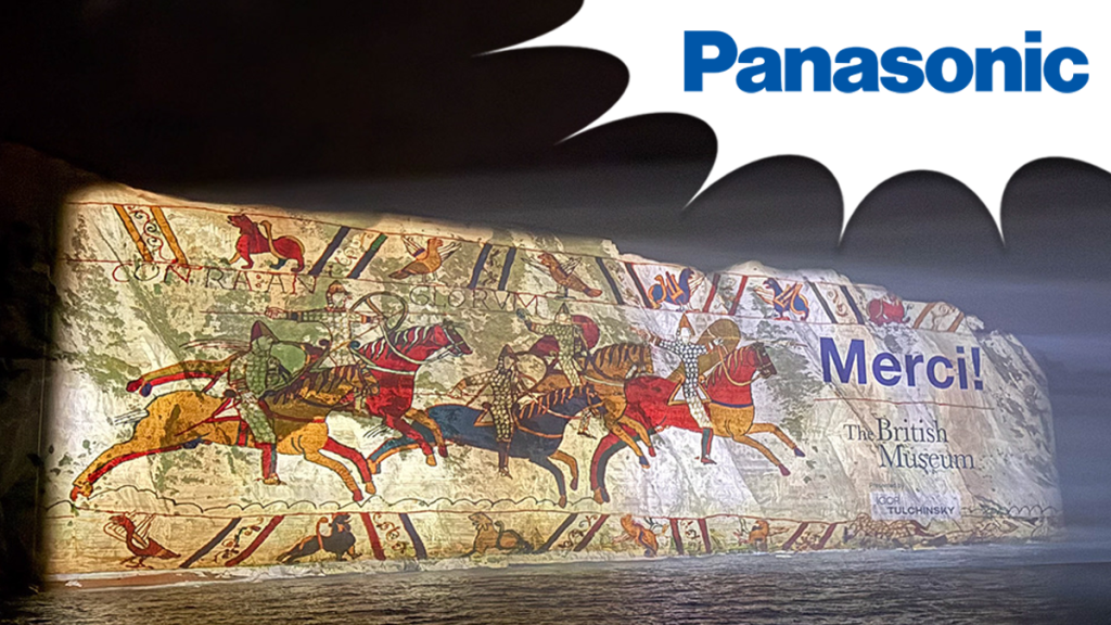 Pixel Sharp Projects onto White Cliffs of Dover with Panasonic